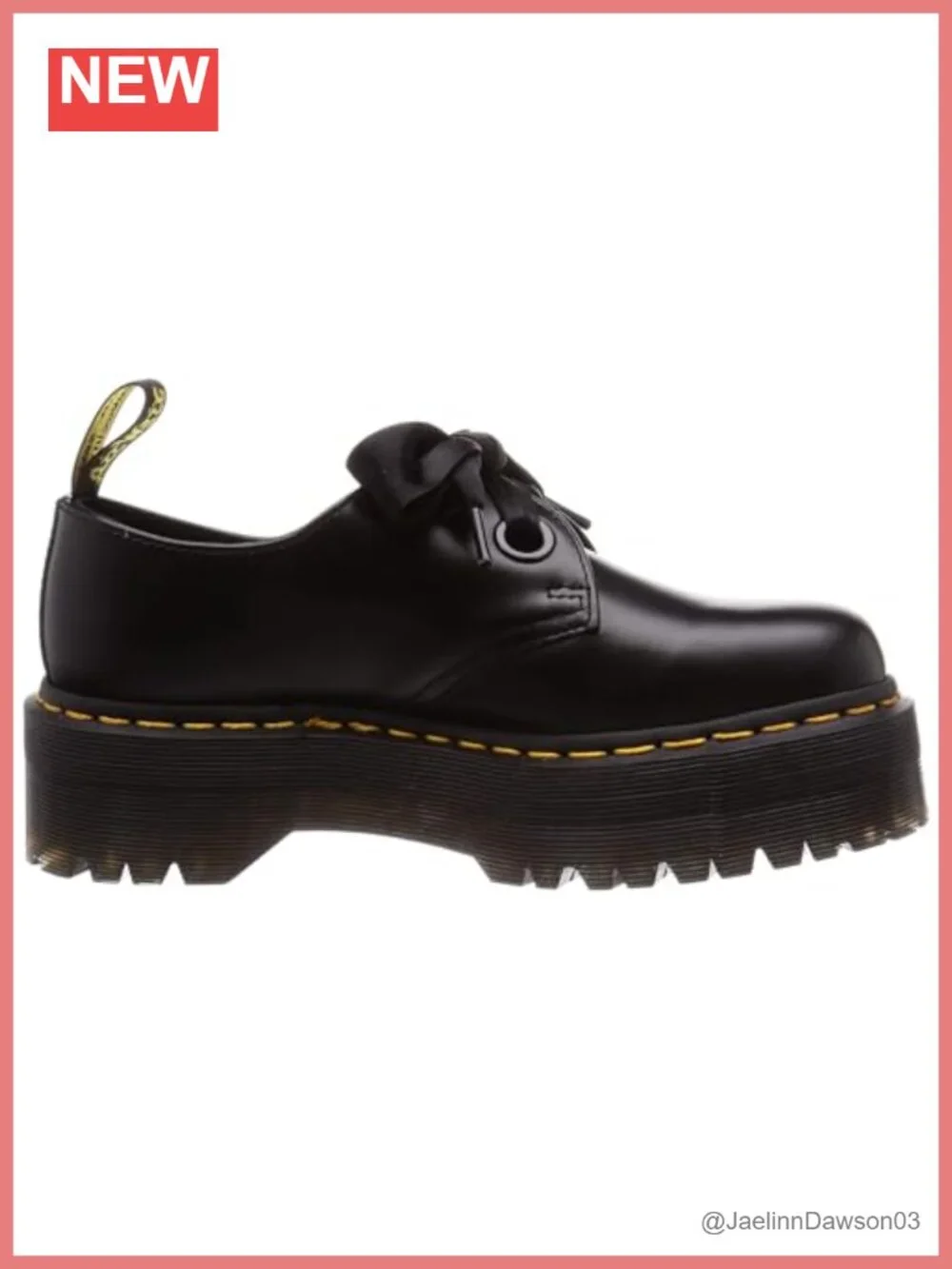 Dr. Martens Holly Leather Quad Platform Oxford Shoes – Buttero Leather, Lace-Up